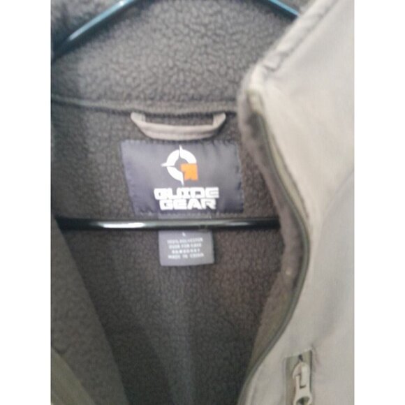 Mens Guide Gear Olive Green Heavy Jacket Size Large Nice Preowned Condition - Picture 2 of 8